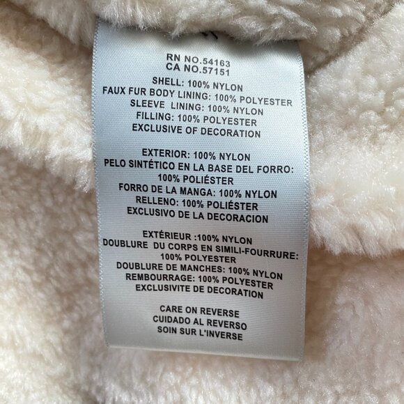 Levi Strauss Women's Puffer Sherpa Jacket Navy Sz M - Picture 8 of 16